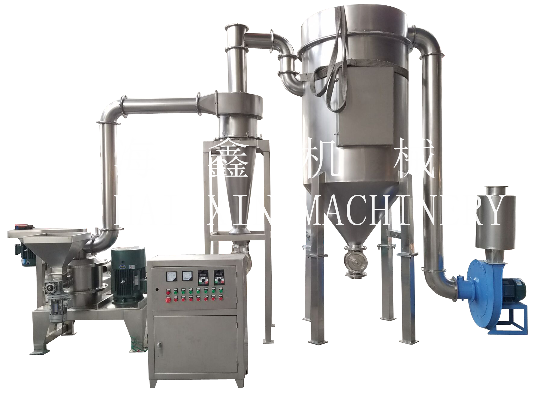 2、  HXCX-100A和130型超細(xì)粉碎機(jī)組.png